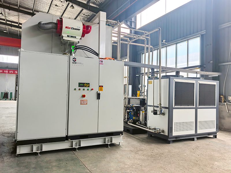 Induction hardening line