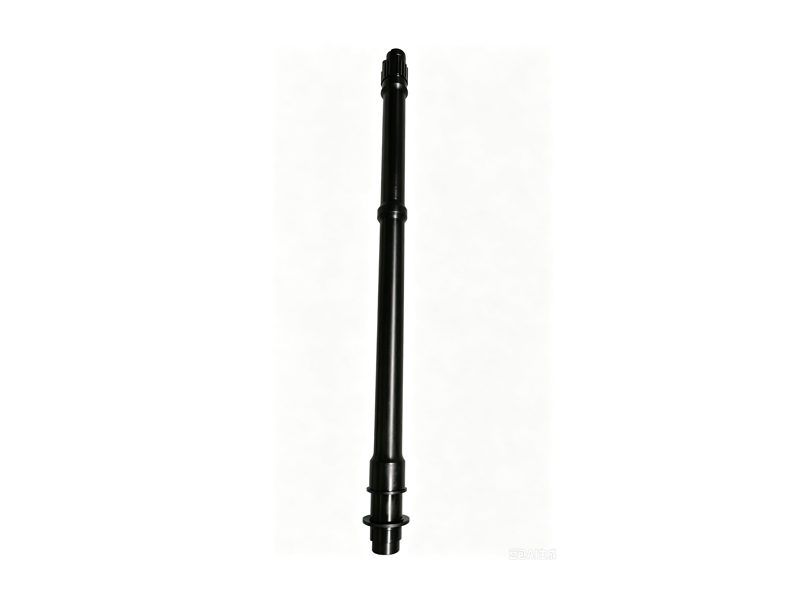 Slender hollow shaft